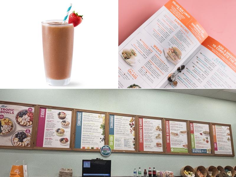 Tropical Smoothie Cafe Menu