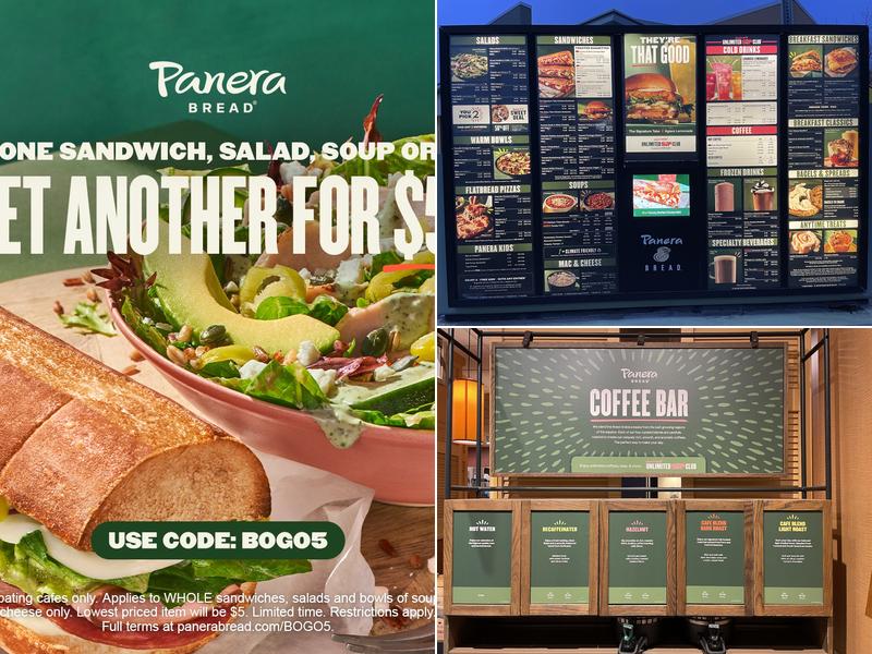 Panera Bread Menu