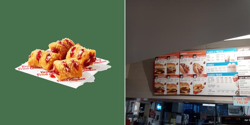 KFC Menu