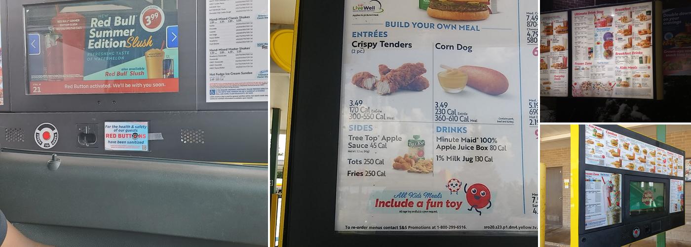 Sonic Drive-In Menu