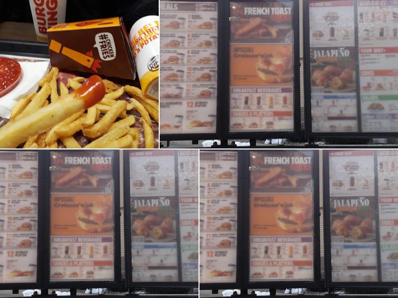 Burger King Menu