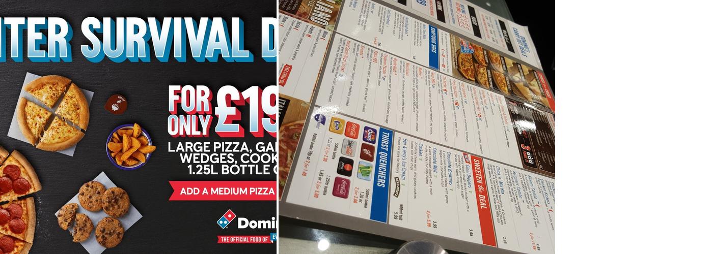 Domino's Pizza - Sunderland - North Menu