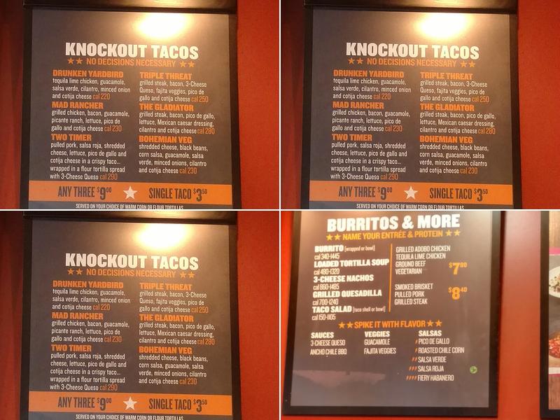 QDOBA Mexican Eats Menu