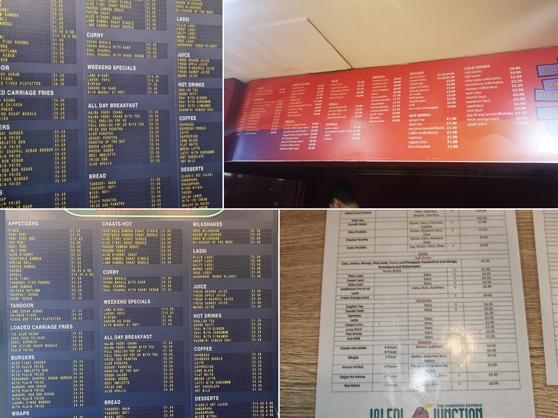 Jalebi Junction Menu