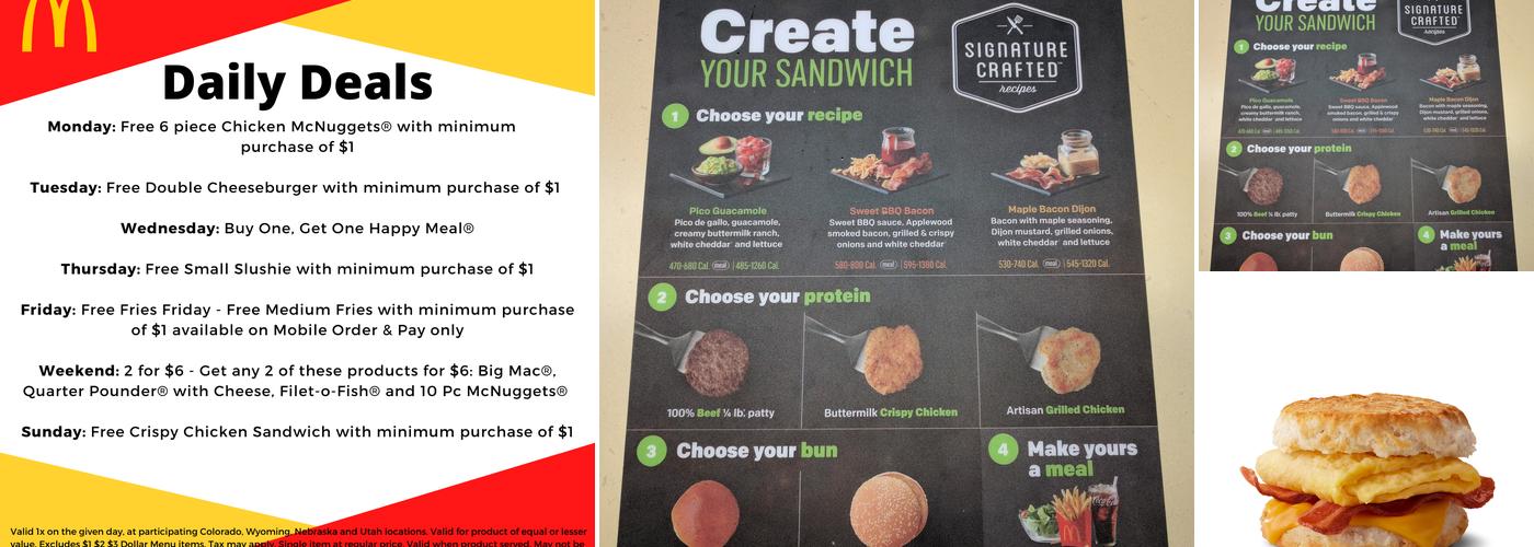 McDonald's Menu