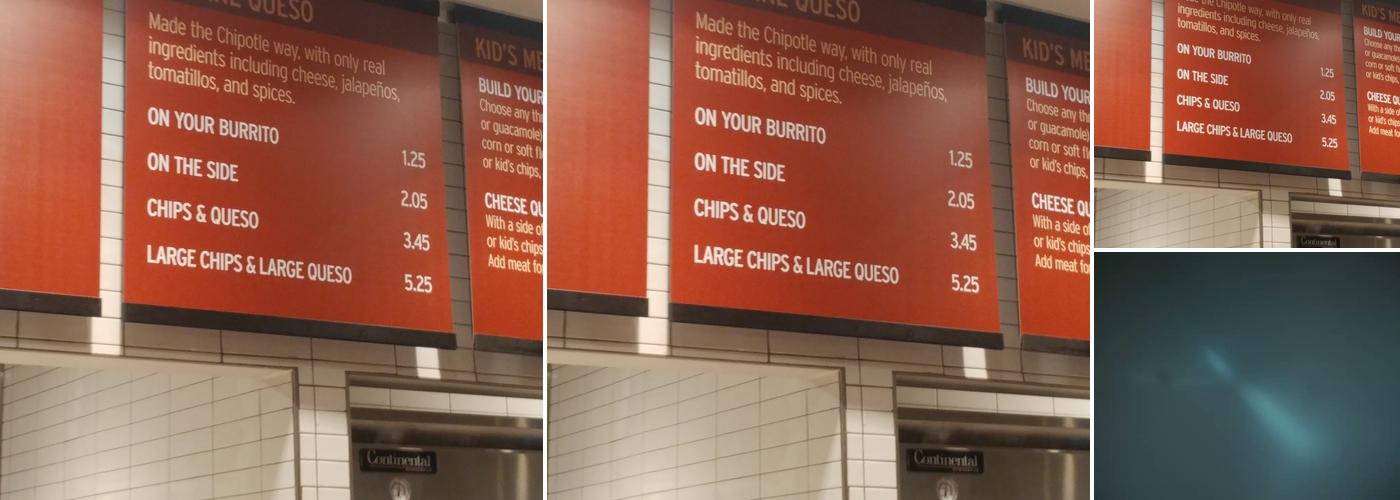 Chipotle Mexican Grill Menu