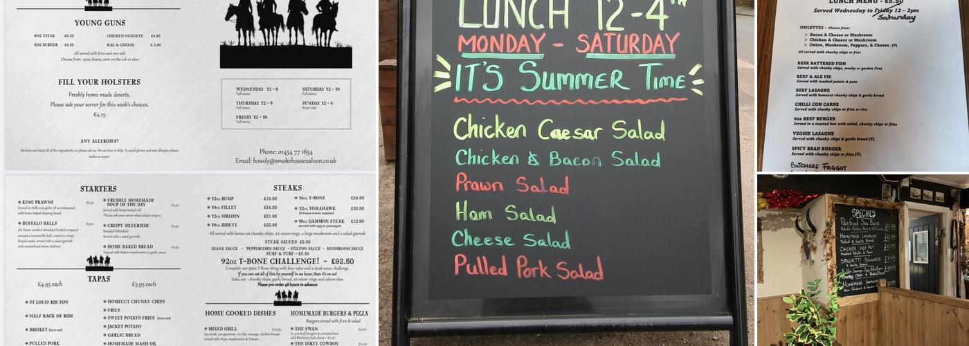 The Swan in Winterbourne Menu