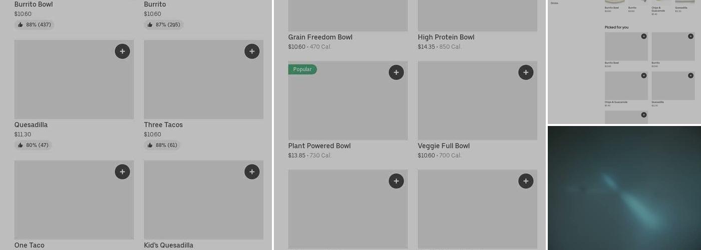 Chipotle Mexican Grill Menu