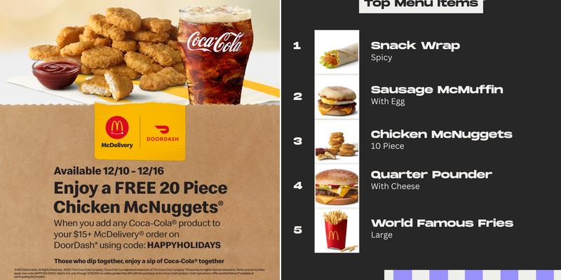 McDonald's Menu