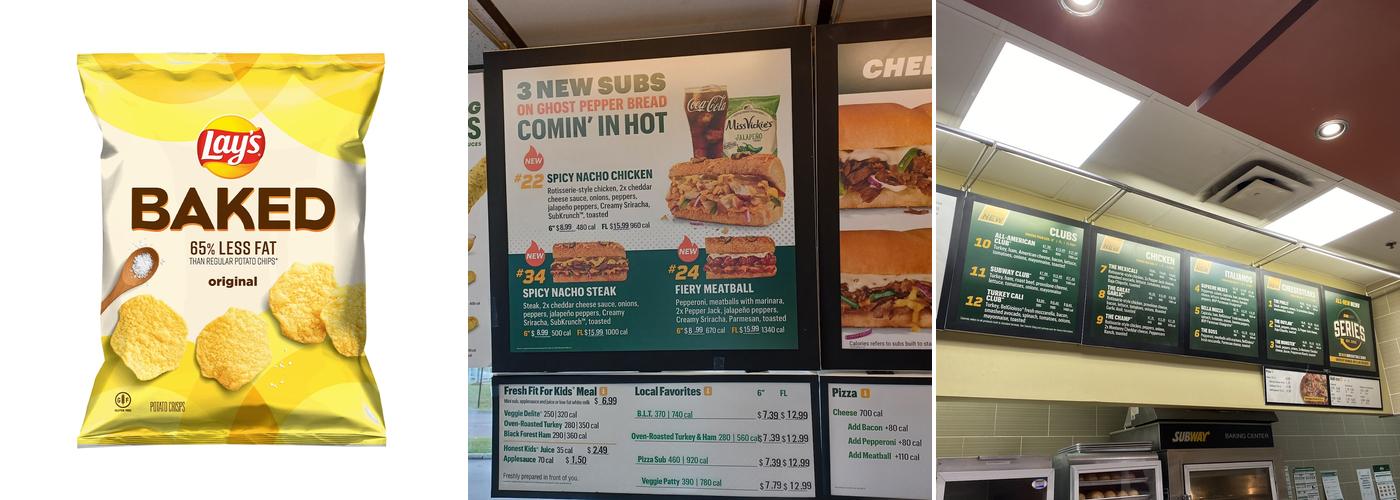 Subway Menu