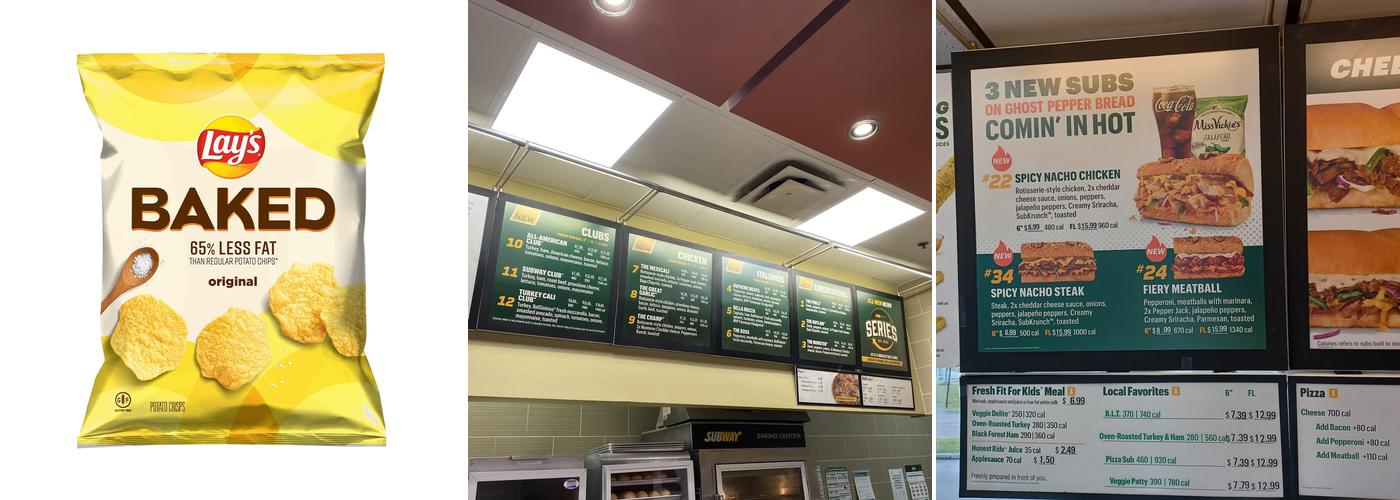 Subway Menu