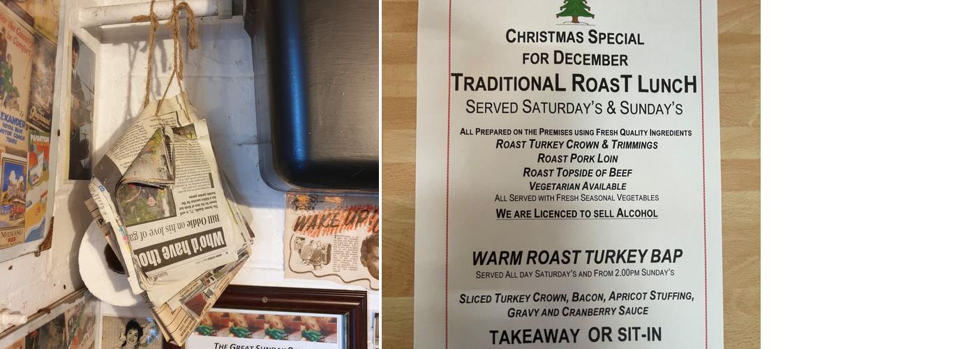 The Abbey Tea Rooms Menu