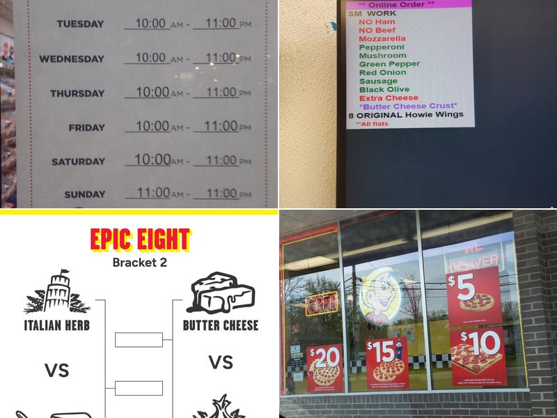 Hungry Howie's Pizza Menu