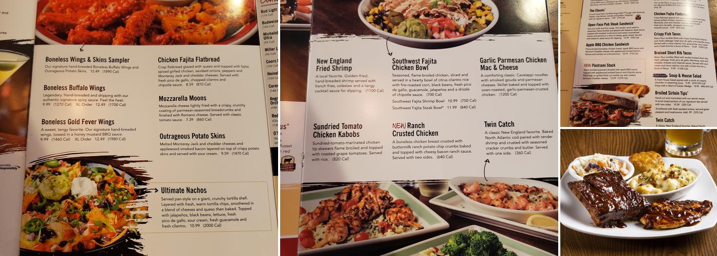 99 Restaurants Menu