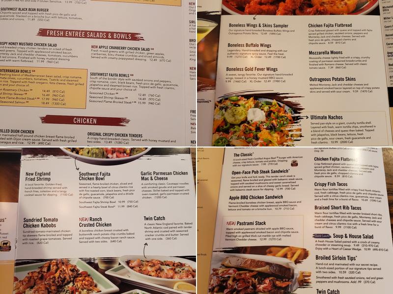99 Restaurants Menu