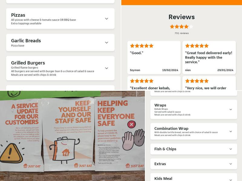 Stroud Kebab World Menu