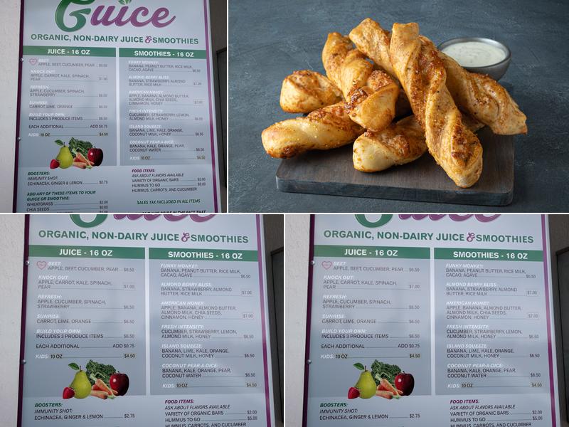 Round Table Pizza Menu