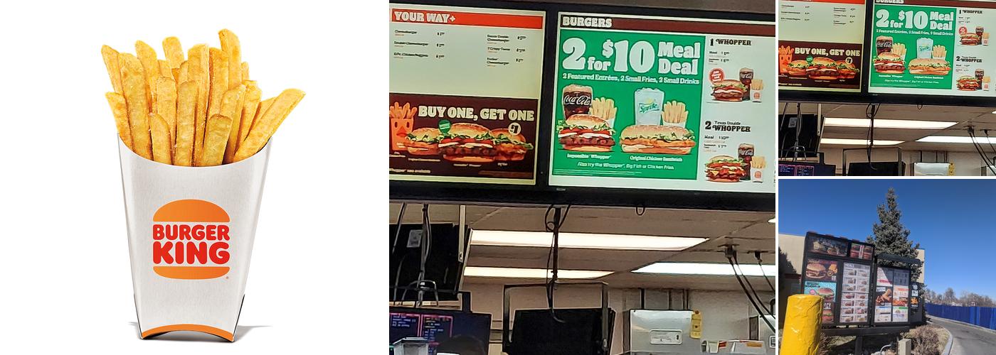 Burger King Menu