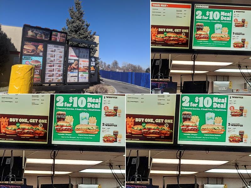 Burger King Menu