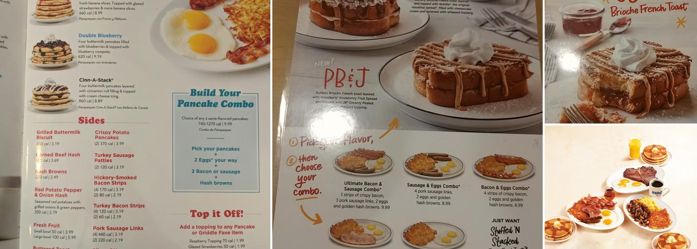 IHOP Menu