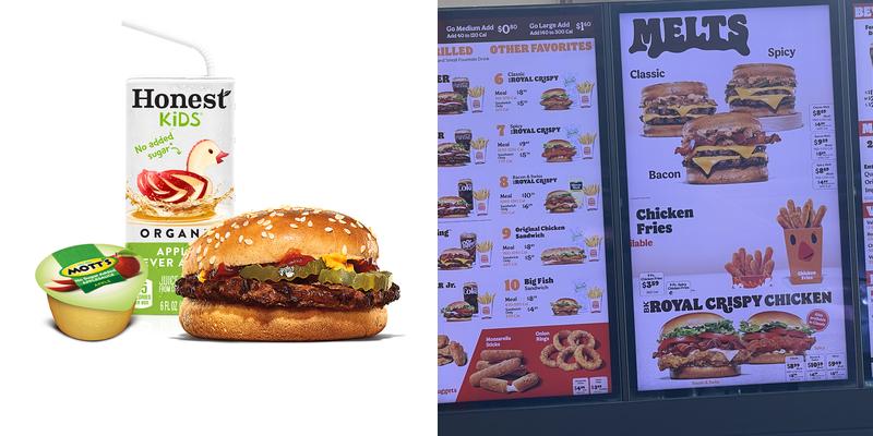 Burger King Menu