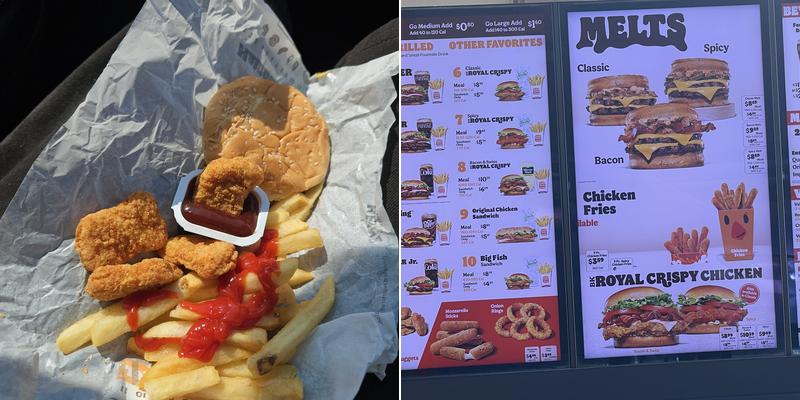 Burger King Menu