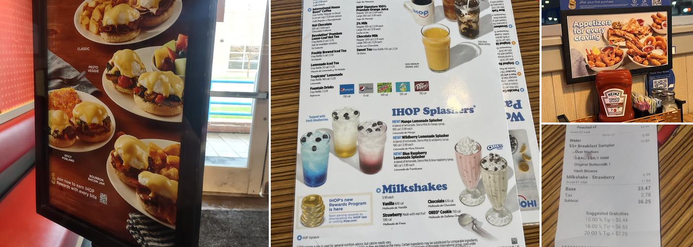 IHOP Menu
