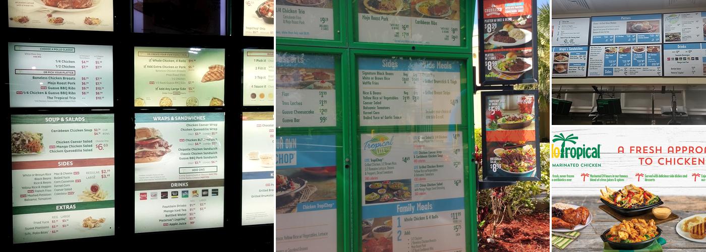Pollo Tropical Menu