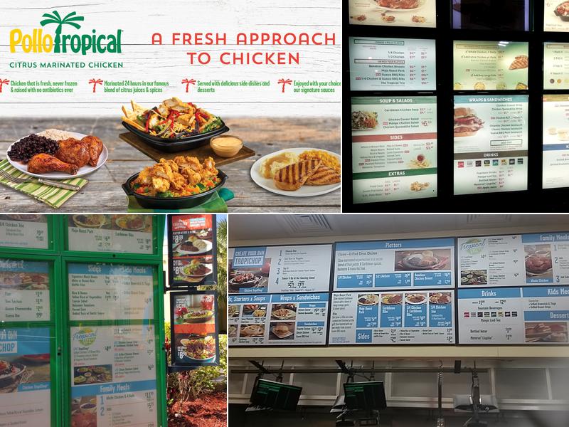 Pollo Tropical Menu