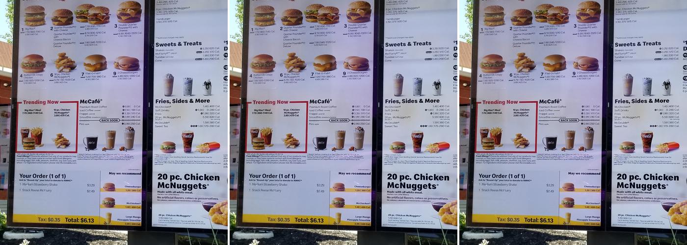 McDonald's Menu