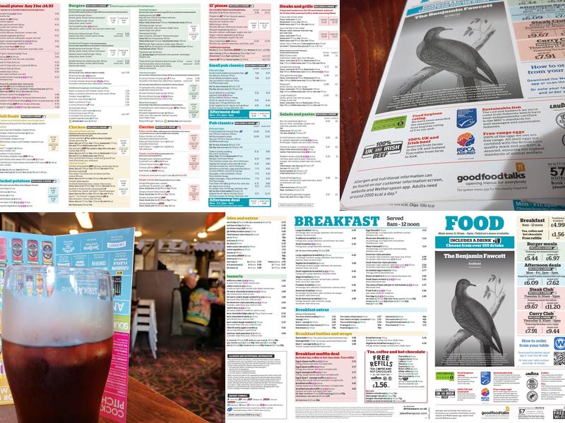 The Benjamin Fawcett Menu