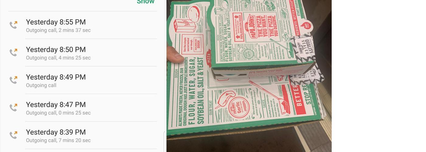 Papa Johns Pizza Menu