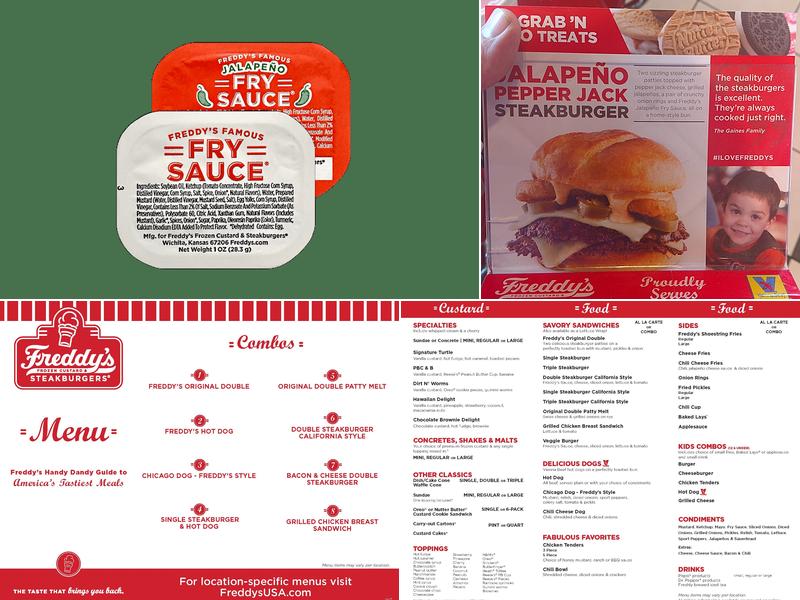 Freddy's Frozen Custard & Steakburgers Menu