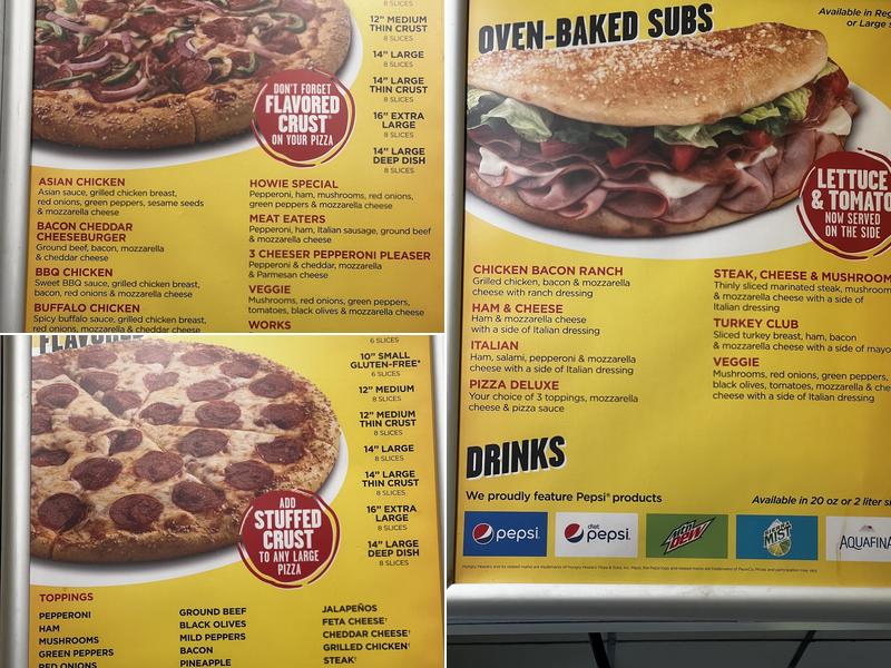 Hungry Howie's Pizza Menu
