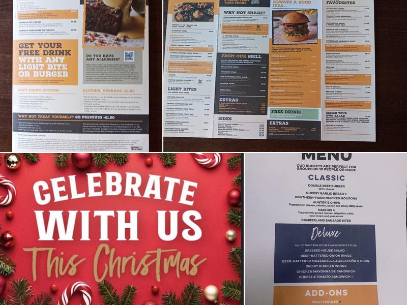 Marquis Of Granby Menu