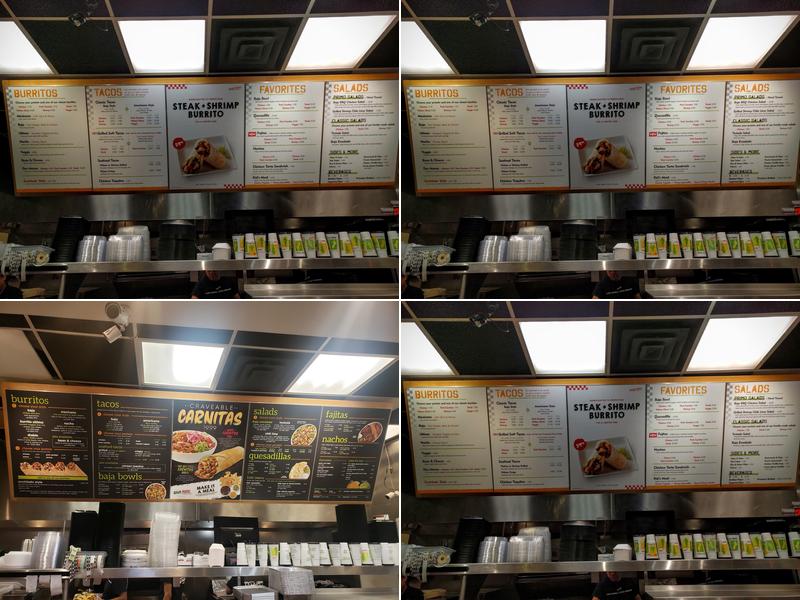 Baja Fresh Menu