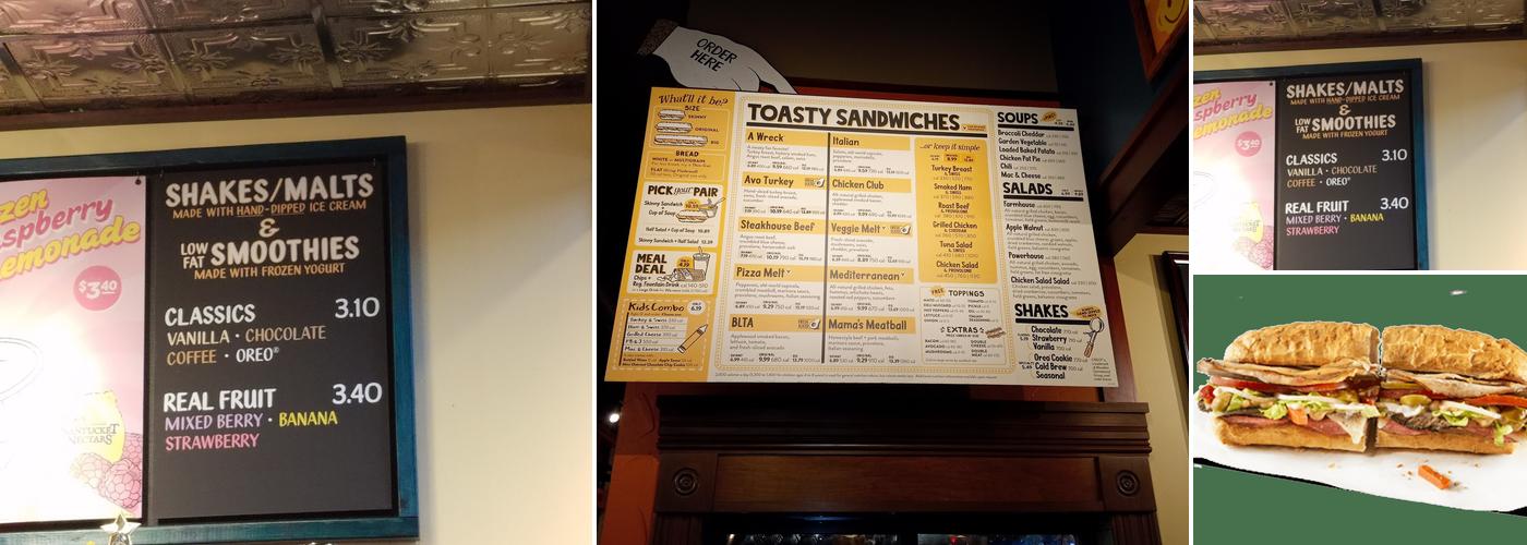 Potbelly Menu