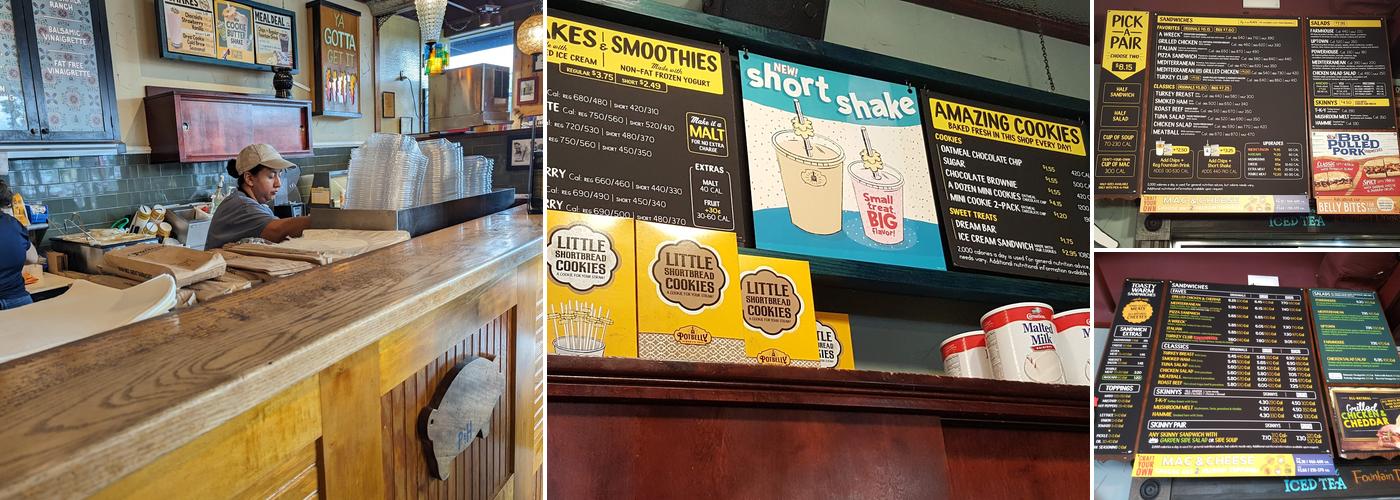 Potbelly Sandwich Shop Menu