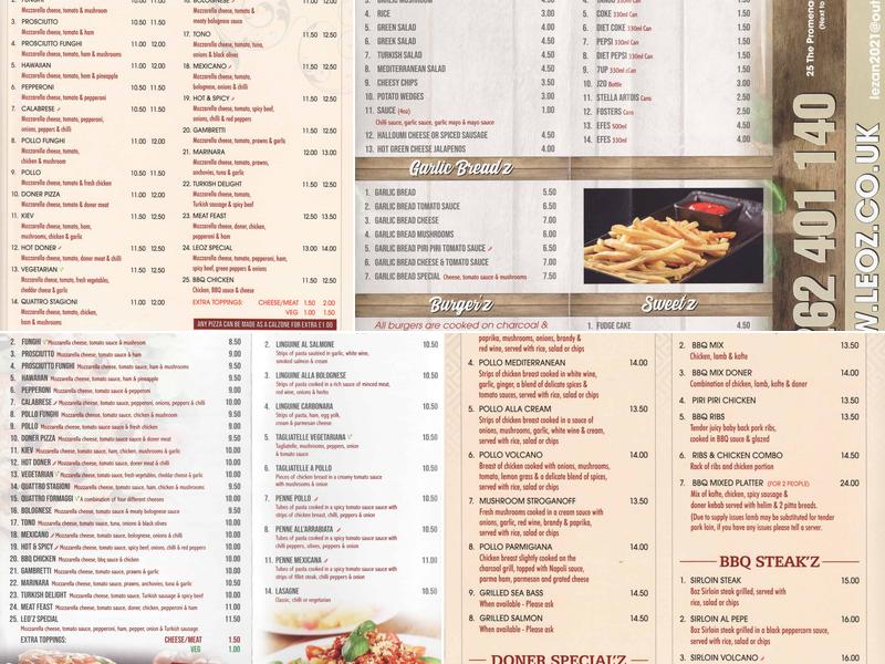 Leo'z Menu