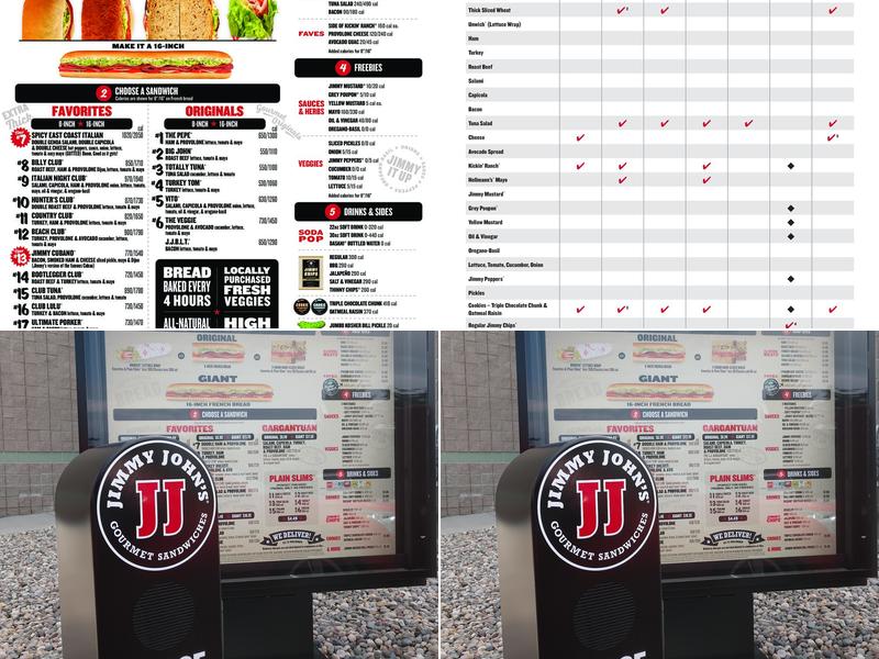 Jimmy John's Menu