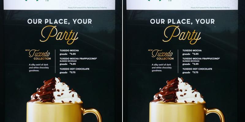 Starbucks Coffee Company Menu