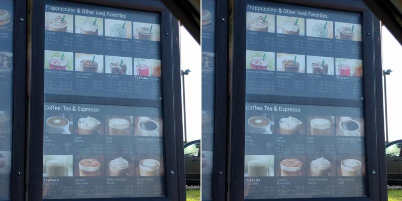 Starbucks Menu