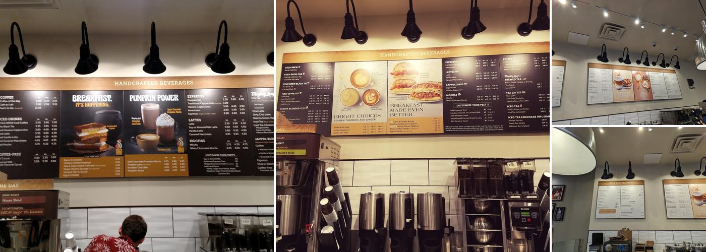 Peet's Coffee Menu