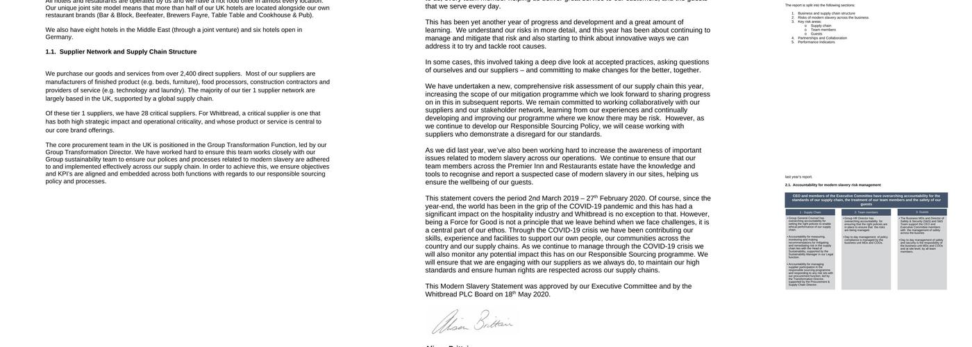 Premier Inn Lewes Town Centre hotel Menu