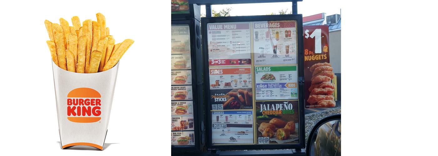 Burger King Menu
