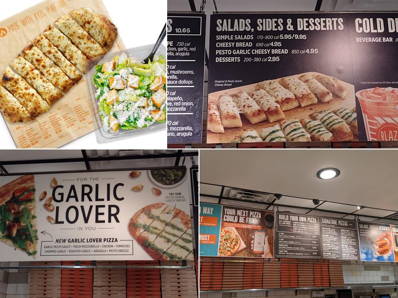 Blaze Pizza Menu