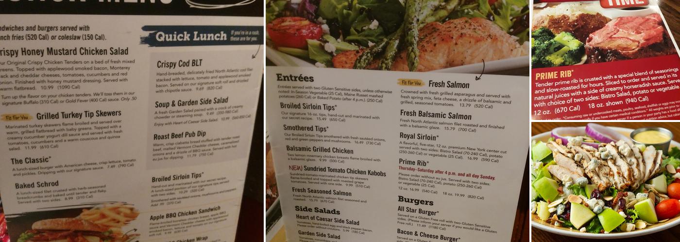 99 Restaurants Menu