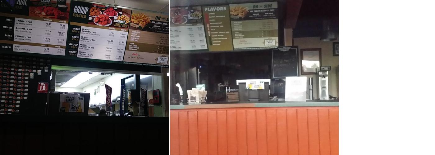 Wingstop Menu