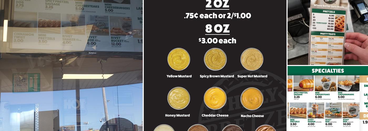 Philly Pretzel Factory Menu