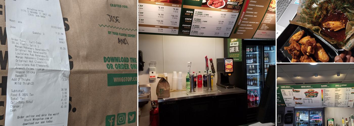 Wingstop Menu